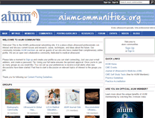 Tablet Screenshot of aiumcommunities.org